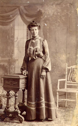 Mary Elizabeth Townsend nee Portlock when in service in Sydenham, London