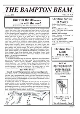 THE BAMPTON BEAM NOV 2011