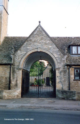 Entrance to The Grange