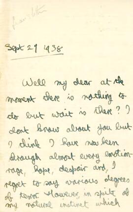 Dor Thomson's scrapbook of her wartime work in WWII