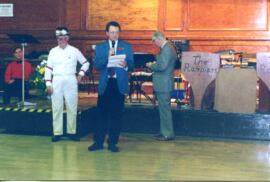 Francis_Shergold_receives_the_EFDSS_gold_badge__1996 & Keith Chandler's obituary