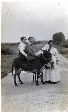 Portlock Ladies on Donkey