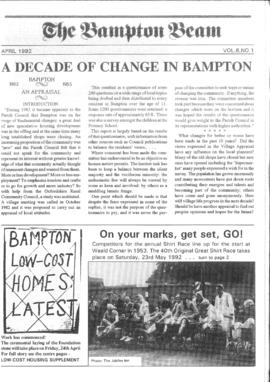 The Bampton Beam April 1992