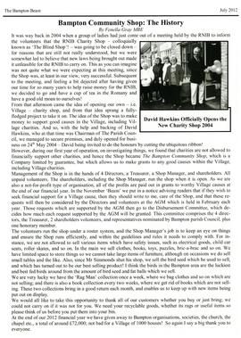 Fenella Gray's history of the Community Shop