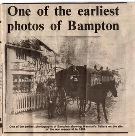 One of the earliest Photographs of Bampton