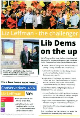 Liz Leffman Liberal Democrat, General Election June 8th 2017