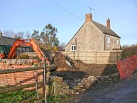 New cottage built in Primrose Lane in half the garden that was with Dunlaoghaire where Francis Sh...
