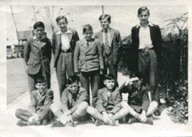 Phil Addison and Terry Rouse and a choir boys' outing to Southsea 1947