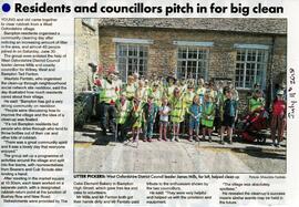 Residents and councillors pitch in for big clean
