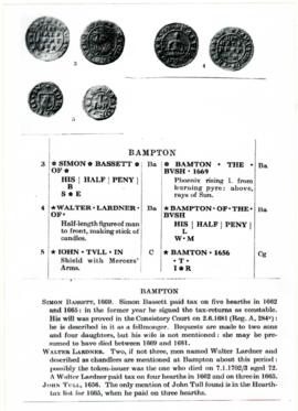 Bampton coins & tokens